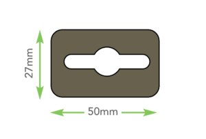 EURO SLOTS REINFORCER Roll Form Hang Tabs