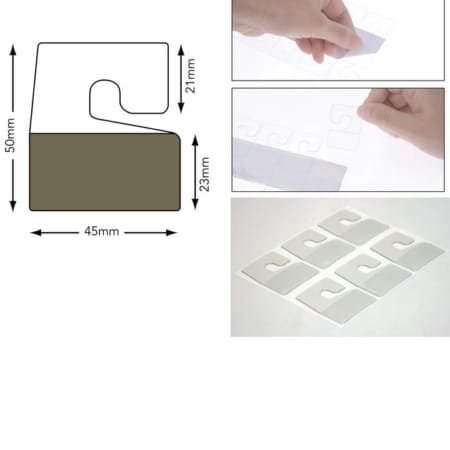 Heavy-Duty Hook Tabs Sheet Form