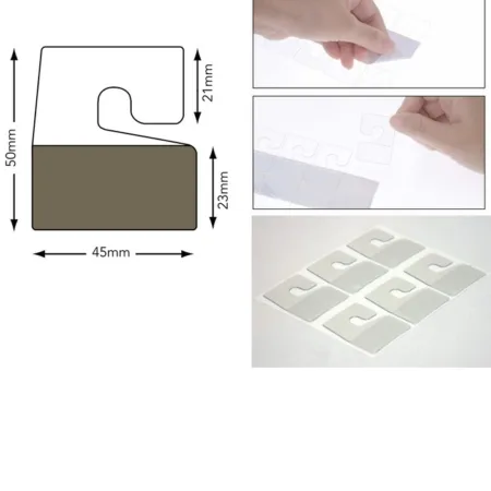 Heavy-Duty Hook Tabs Sheet Form