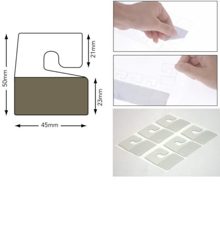 Heavy-Duty Hook Tabs Sheet Form