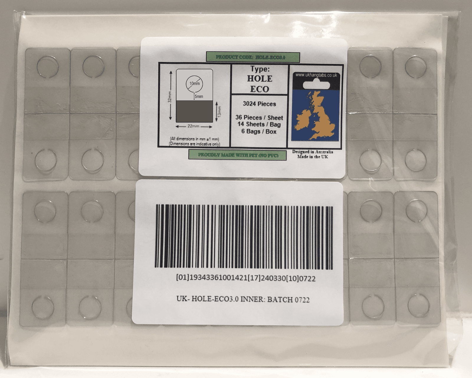 Hole Eco 3.0 Bag with 14 Sheets